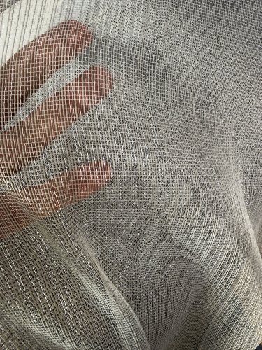 FIRANA SIATKA BIAŁA/SREBRNA  320CM