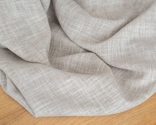 ZASŁONA Z DODATKIEM LNU SZER.150CM ZEFIR BEŻOWY 