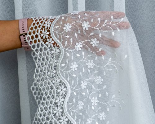 Firana markizeta markizeta kwiatki gipiura max290cm