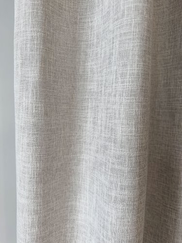 ZASŁONA Z DODATKIEM LNU SZER.150CM ZEFIR BEŻOWY 