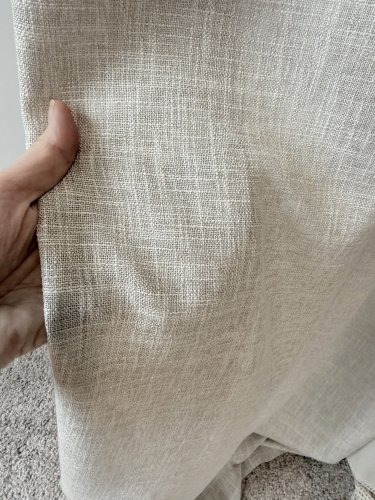 ZASŁONA Z DODATKIEM LNU SZER.150CM ZEFIR BEŻOWY 