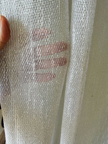 FIRANA SIATKA BŁYSK EASY CARE TŁO biel-złoto OŁ. 300CM