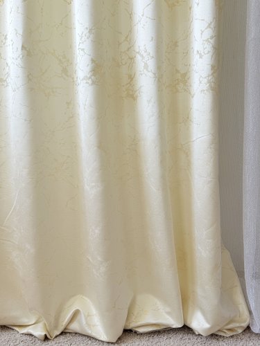 ZASŁONA  EKSKLUZYWNA MARMUR BIAŁYZŁOTO ECRU SZER.140CM