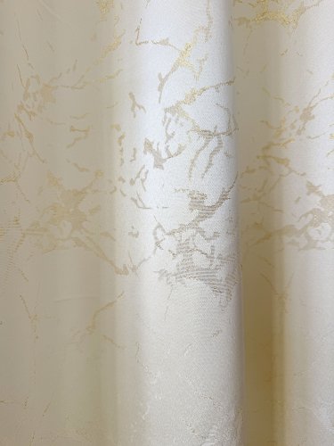 ZASŁONA  EKSKLUZYWNA MARMUR BIAŁYZŁOTO ECRU SZER.140CM