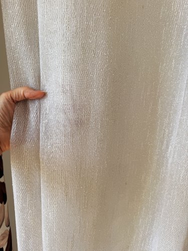 FIRANA SIATKA BŁYSK EASY CARE TŁO biel-złoto OŁ. 300CM