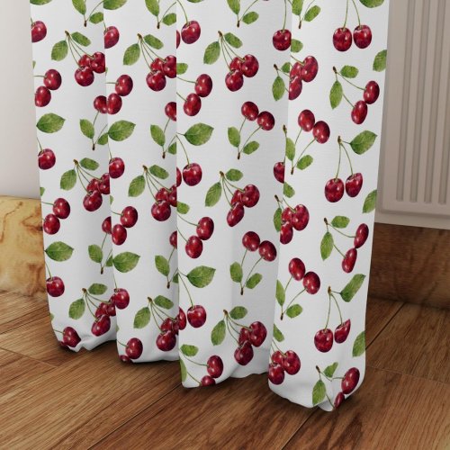 Zasłona wiśnie czeresnie wodoodporna szer.150cm