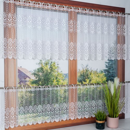 ZAZDROSTKA GIPIURA KORONKA BIEL 40/60cm (cena za 0,50mb)