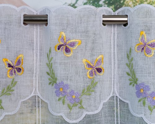 ZAZDROSTKA NATURAL HAFTOWANE MOTYLE   20/40/60  (1panel = 16cm)