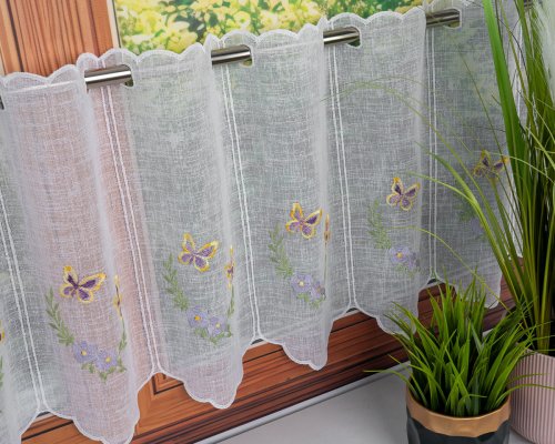 ZAZDROSTKA NATURAL HAFTOWANE MOTYLE   20/40/60  (1panel = 16cm)