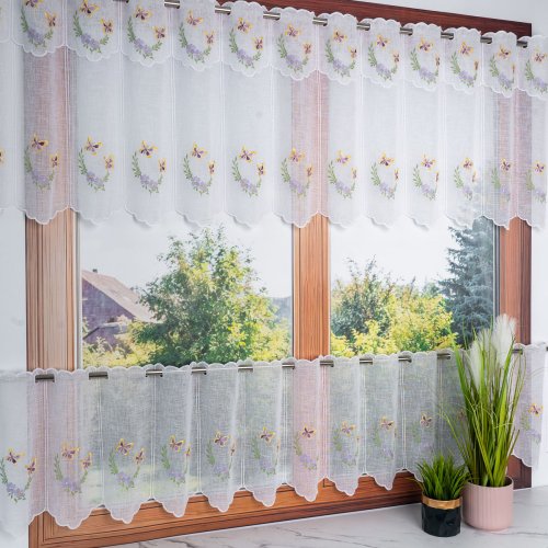 ZAZDROSTKA NATURAL HAFTOWANE MOTYLE   20/40/60  (1panel = 16cm)