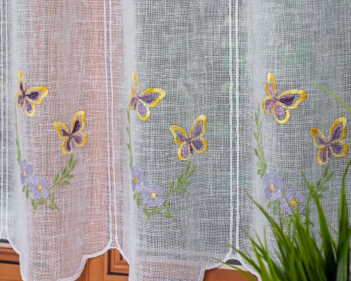 ZAZDROSTKA NATURAL HAFTOWANE MOTYLE   20/40/60  (1panel = 16cm)