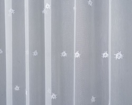 FIRANA MARKIZETA HAFT RÓŻE DOŁEM I PO CAŁOŚCI max300CM