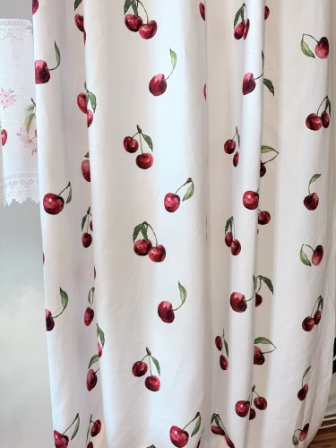 ZASŁONA WISNIE CZEREŚNIE EFE SZER.150cm