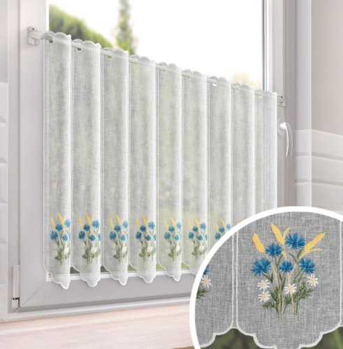 ZAZDROSTKA BATYST HAFT CHABRY MAKI 20CM, 45CM, 70CM , 90CM (cena 1panel = 15cm )