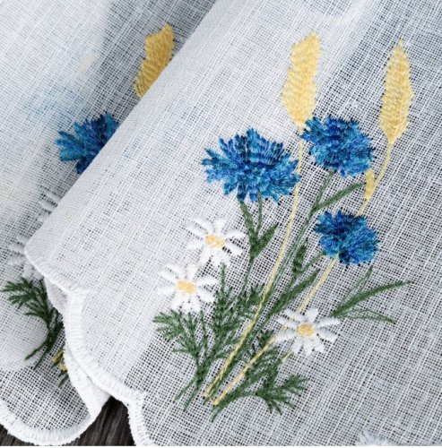 Zazdrostka batyst haft chabry maki 20cm, 45cm, 70cm , 90cm (cena 1panel = 15cm )