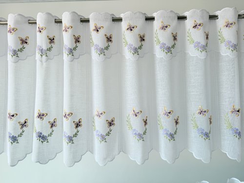ZAZDROSTKA NATURAL HAFTOWANE MOTYLE   20/40/60  (1panel = 16cm)