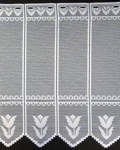 ZAZDROSTKA HAFTY ŻAKARD TULIPAN 40cm/60cm/80cm (1panel = 16cm)