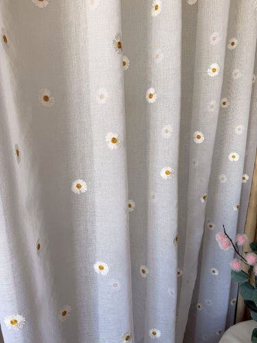 Firana etamina stokrotki 3d  do 290cm