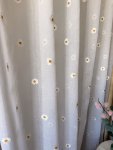 Firana etamina stokrotki 3d  do 290cm