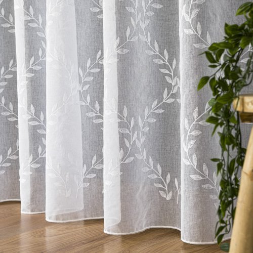 FIRANA HAFTOWANE LISTKI ETAMINA OŁ. 300CM