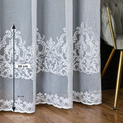 FIRANA HAFTOWANE CELINKA ETAMINA OŁ. 300CM
