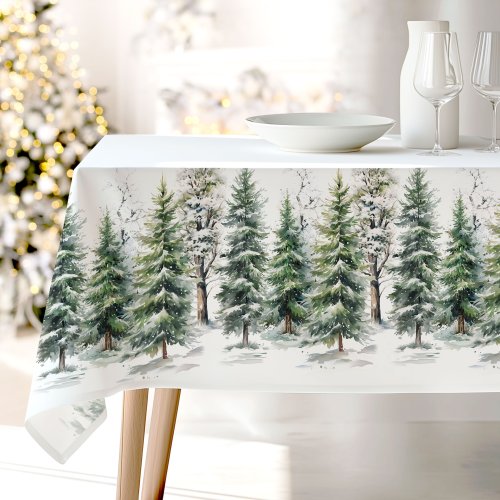 Zasłona boże narodzenie las szer.160cm
