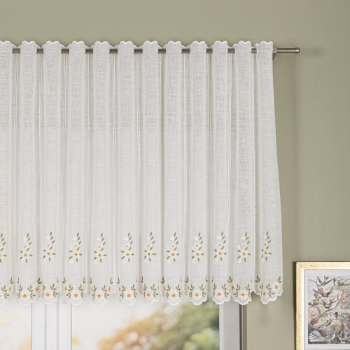 ZAZDROSTKA NATURAL HAFTOWANE KWIAT 40/60/90CM  (1panel = 16cm)