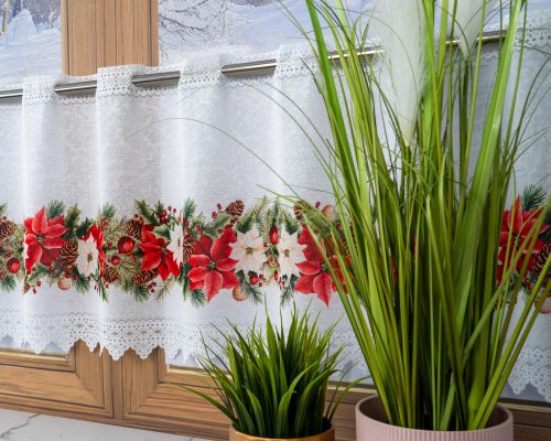 Zazdrostka żakard gwiazda girlanda 40cm/70cm  (cena za 0,50mb)