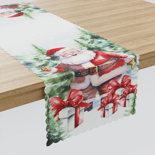 BIEŻNIK BOŻE NARODZENIE MIKOŁAJ PLAMOODPORNE 38CM/160CM 