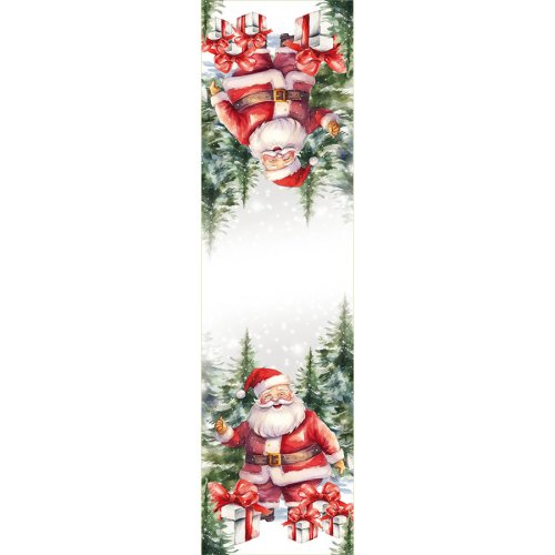 BIEŻNIK BOŻE NARODZENIE MIKOŁAJ PLAMOODPORNE 38CM/160CM 