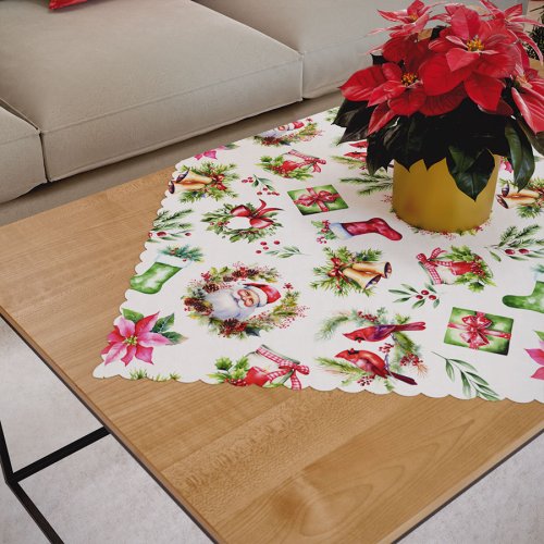 BIEŻNIK BOŻE NARODZENIE PLAMOODPORNE 009 -  79cm/79cm 