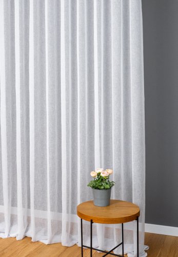 FIRANA NATURAL MAT BIEL BIAŁY JAK LEN  320CM