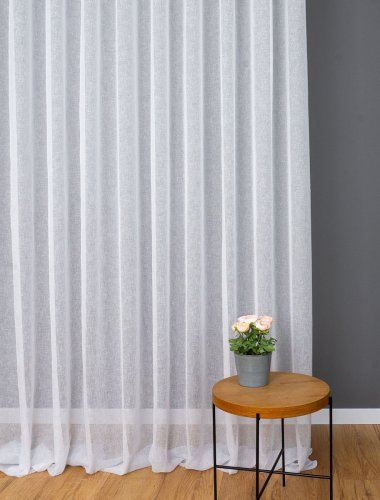 FIRANA NATURAL MAT BIEL BIAŁY JAK LEN  320CM