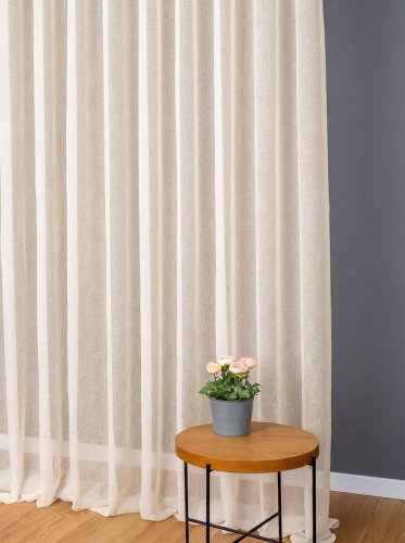 FIRANA NATURAL MAT KREM ECRU JAK LEN  320CM