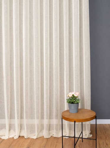 FIRANA NATURAL MAT KREM ECRU JAK LEN  320CM