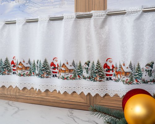 ZAZDROSTKA ŻAKARD MIKOŁAJ BAMBI 40CM/70CM  (cena za 0,50mb)