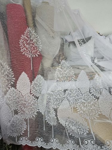 FIRANA DRZEWA NABŁYSZCZANY ŻAKARD DO 160CM