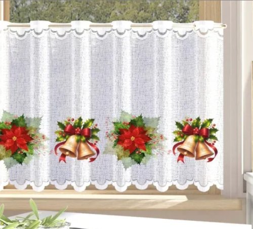 ZAZDROSTKA ŻAKARD DZWONKI 50CM/70CM  (cena za 0,50mb)