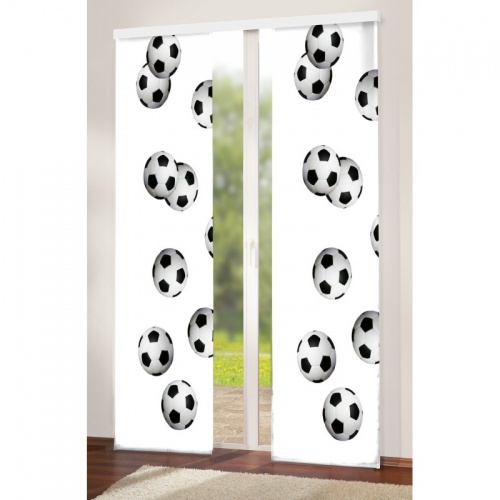 ZAKOSTYL ZASŁONA PIŁKI NA BIELI 3D