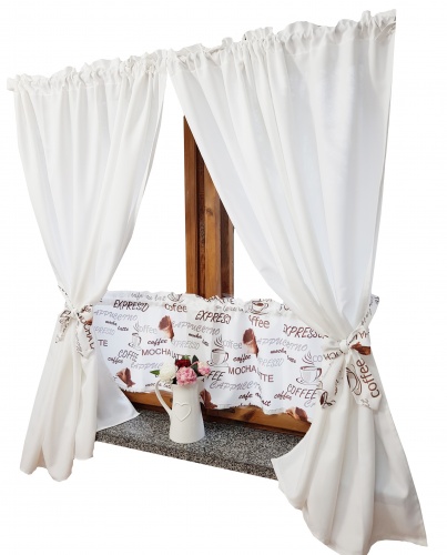 Komplet do kuchni kawa coffe napisy