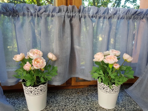 KOMPLET DO KUCHNI ZASŁONY+ZAZDROSTKA SABLE MAT