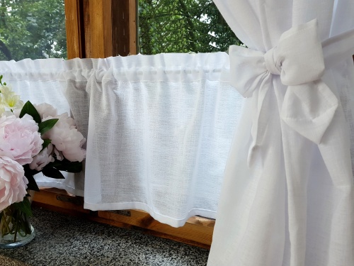  ZAKOSTYL ZAZDROSTKA BIAŁA SPLOT LEN