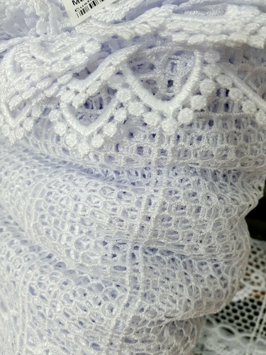 ZAZDROSTKA GIPIURA BIAŁA 16336  (cena za 0,50mb)