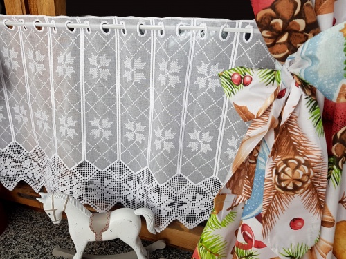 ZAKOSTYL ZASŁONY + ZAZDROSTKA ŚWIĄTECZNE PIERNIKI BOŻE NARODZENIE