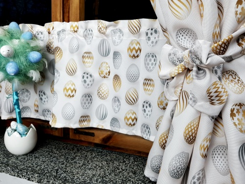 BIEŻNIK OBRUS WIELKANOC ŚWIĘTA PISANKI