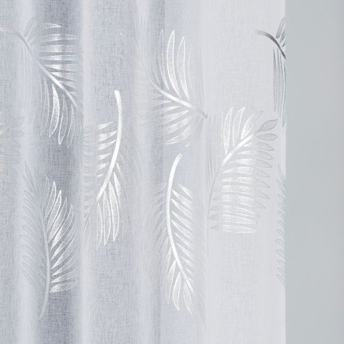 FIRANA ETAMINA SREBRNE LIŚCIE 280CM
