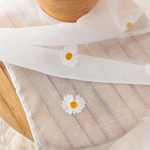 Firana etamina stokrotki 3d  do 290cm