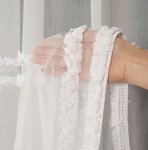 Firana na markizecie boho ze wzorem pasowym do 300cm