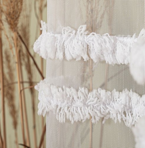 FIRANA NA MARKIZECIE BOHO ZE WZOREM PASOWYM DO 300CM