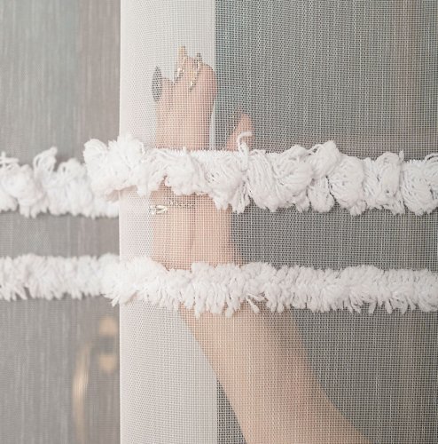 FIRANA NA MARKIZECIE BOHO ZE WZOREM PASOWYM DO 300CM